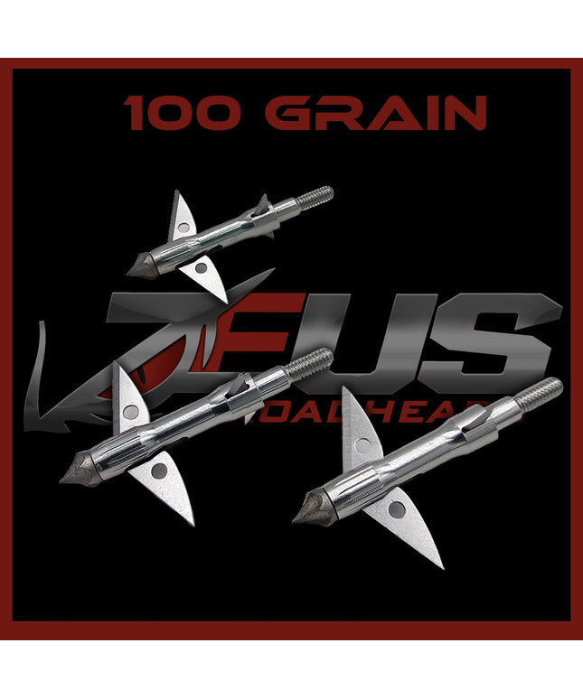 ZEUS 100 GRAIN BROADHEADS (3 PACK)