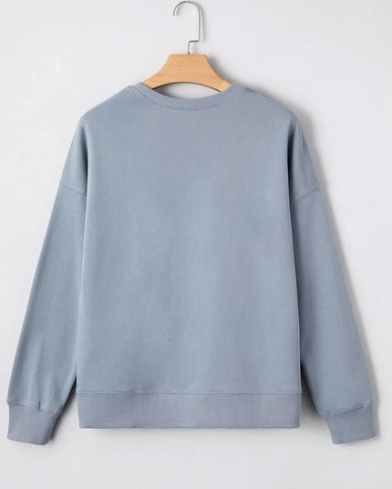 Game Day Checkered Oversized Sweatshirt