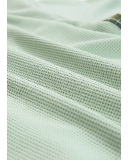 Plaid Button Down Collared Jacket