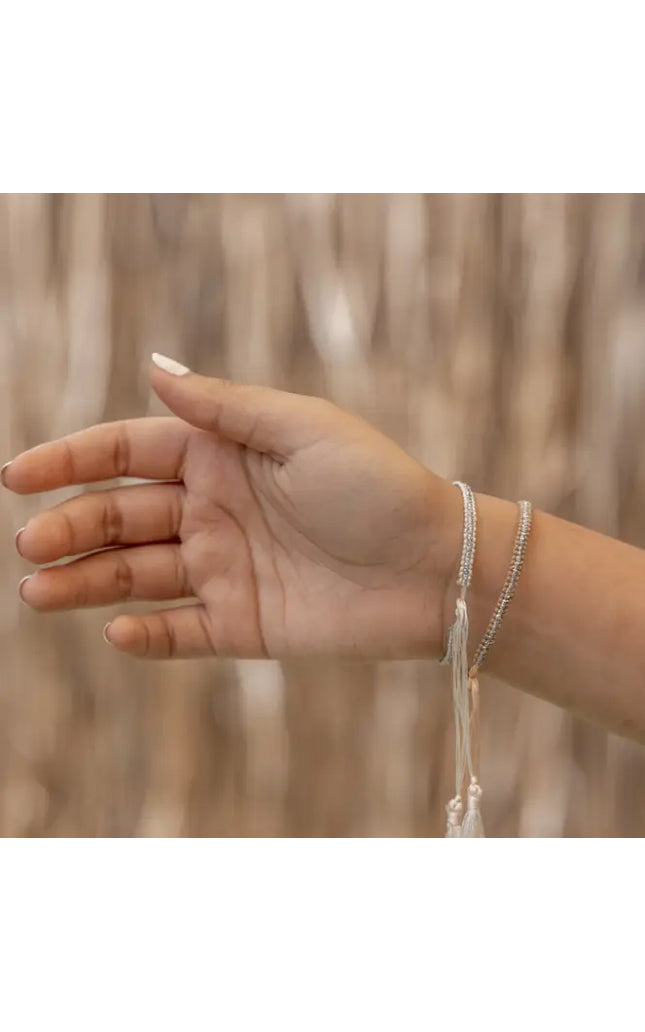 Silver Tassel Bracelets