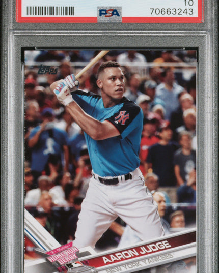 Graded 2017 Topps Update Aaron Judge #US1 Rookie RC Baseball Card PSA 10 Gem Mint