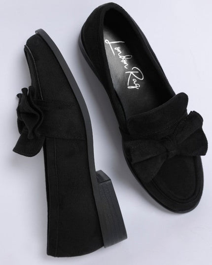 Havisham Bow Accent Heeled Loafers