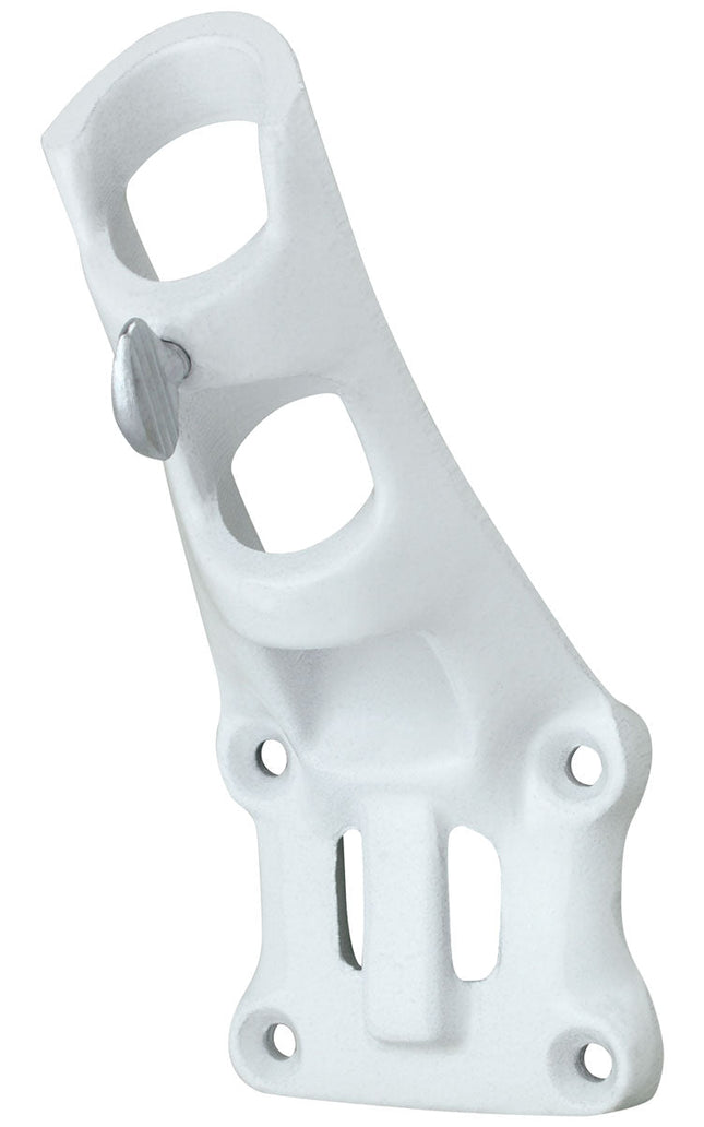 Aluminum 1" Flagpole Bracket - White