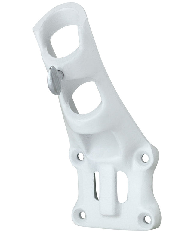 Aluminum 1" Flagpole Bracket - White