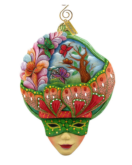 Carnival Mask Sculpted Ornament by G. DeBrekht - 621144