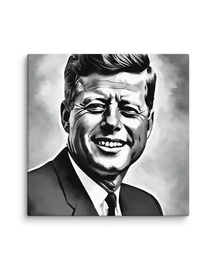 John F. Kennedy Portait on Canvas