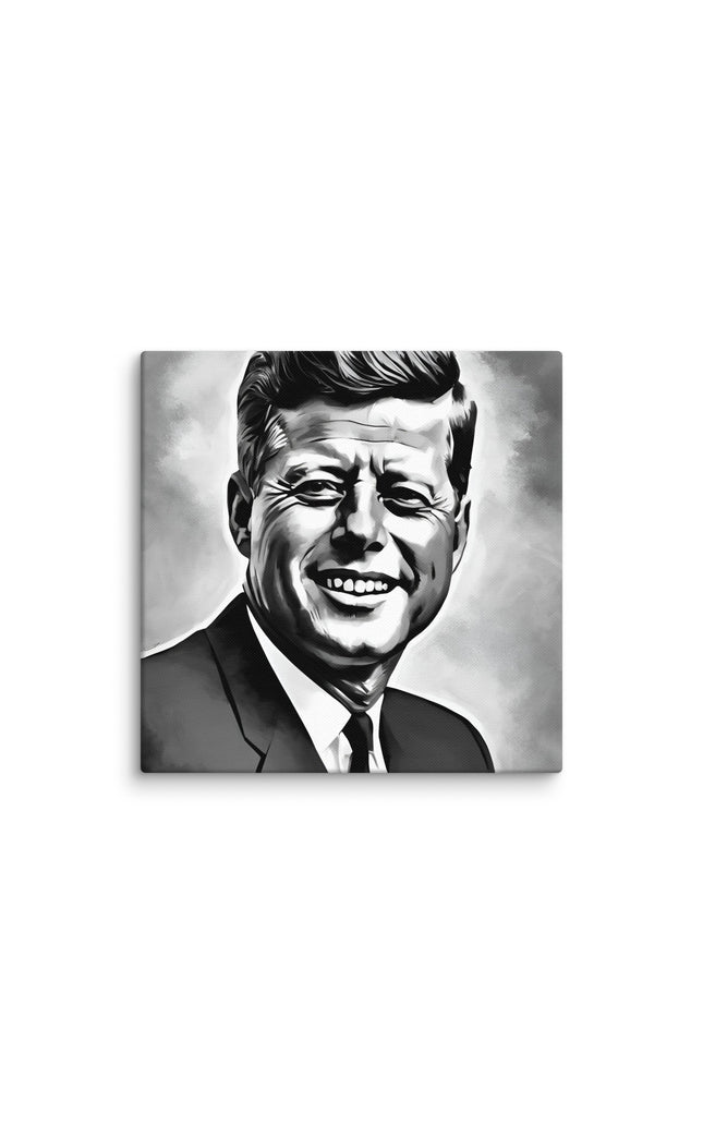 John F. Kennedy Portait on Canvas