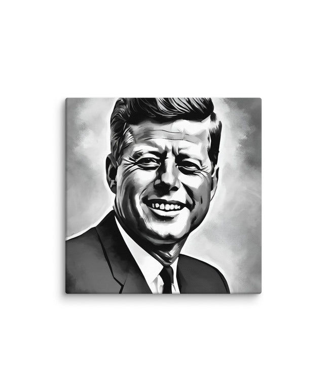 John F. Kennedy Portait on Canvas