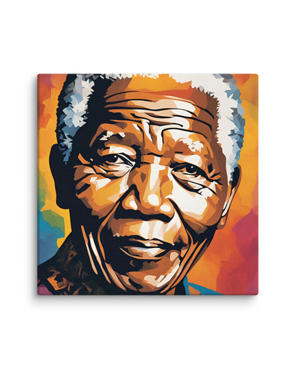 Nelson Mandela Portait on Canvas
