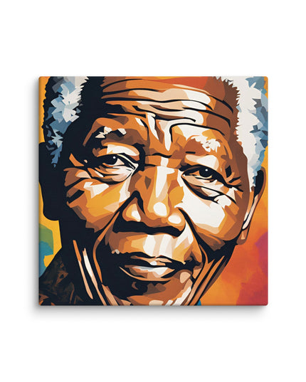 Nelson Mandela Portait on Canvas