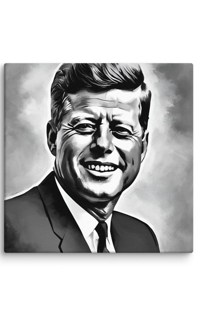 John F. Kennedy Portait on Canvas