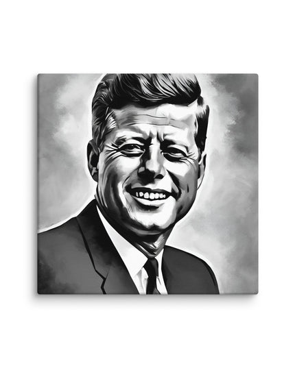 John F. Kennedy Portait on Canvas
