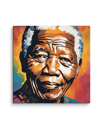 Nelson Mandela Portait on Canvas