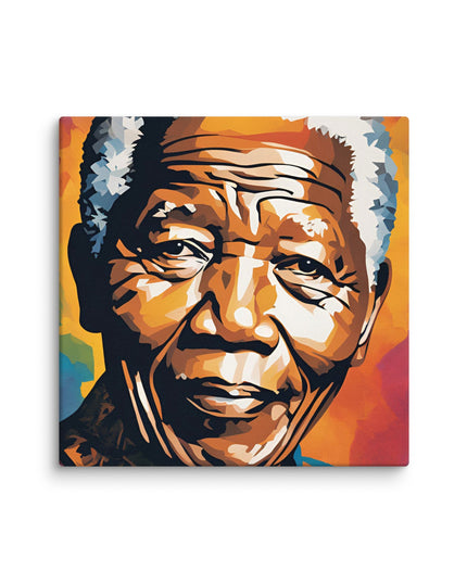 Nelson Mandela Portait on Canvas