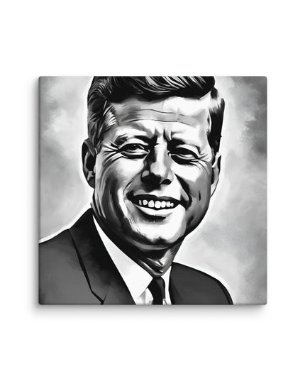 John F. Kennedy Portait on Canvas