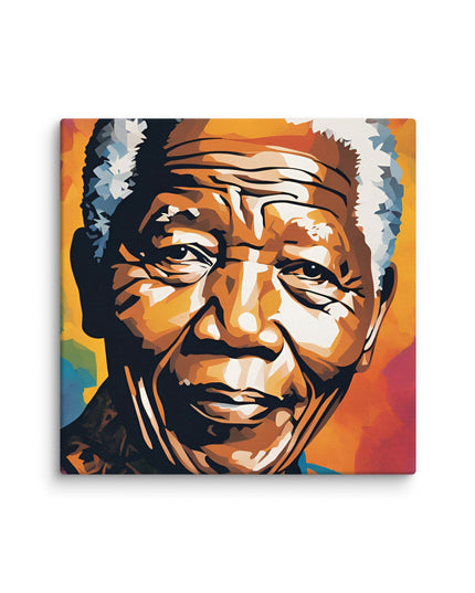 Nelson Mandela Portait on Canvas
