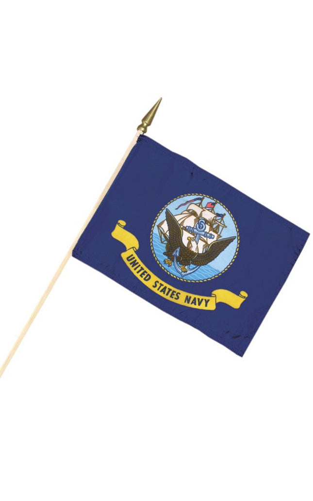 Navy Cemetery Flag 12"x18"