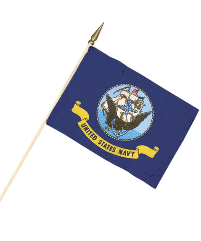 Navy Cemetery Flag 12"x18"