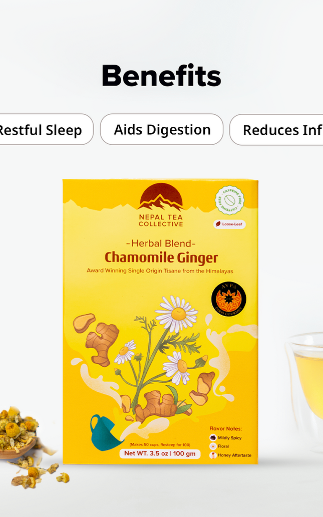 Chamomile Tea with Ginger