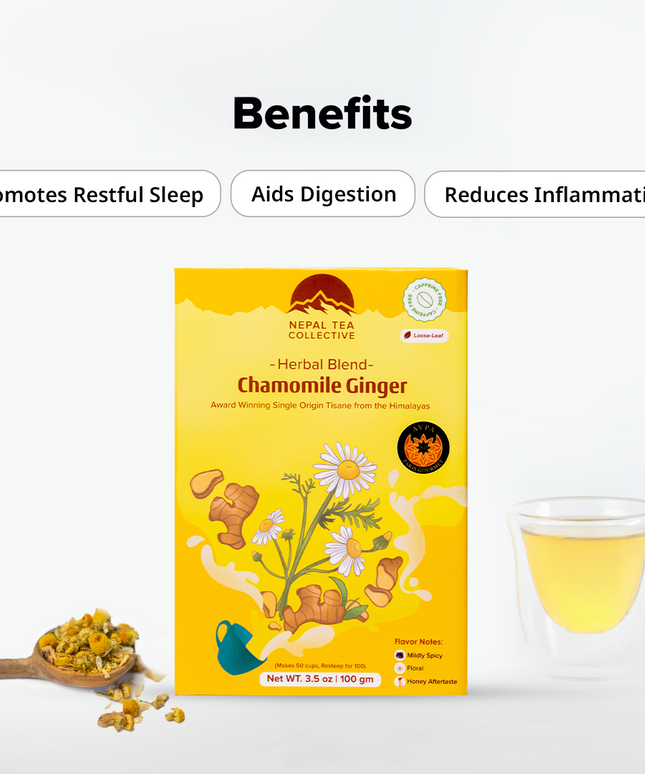 Chamomile Tea with Ginger
