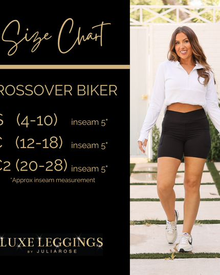 Ready to Ship  | The Caleigh - Charcoal Crossover Biker 5 Shorts