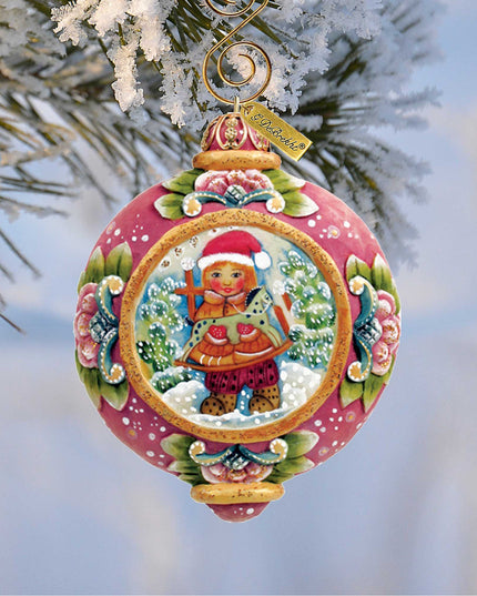 Christmas Gift Sculpted Hand-Painted Christmas Ornament by G. DeBrekht - 6102422