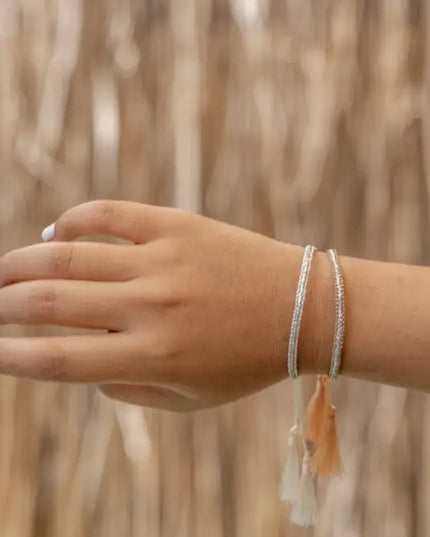Silver Tassel Bracelets