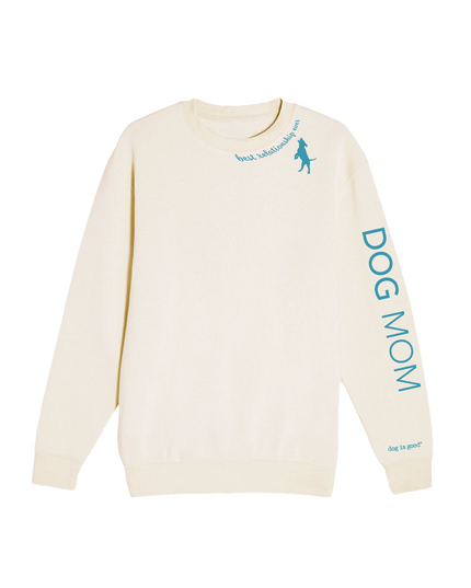 Limited Edition Dog Mom Super Soft Crewneck (Cream)