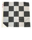 Printed Black & White Checker / 200 Denier Heavy Duty Nylon / No Dowels Included