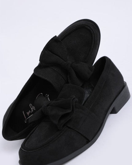 Havisham Bow Accent Heeled Loafers