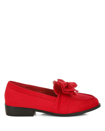 Havisham Bow Accent Heeled Loafers