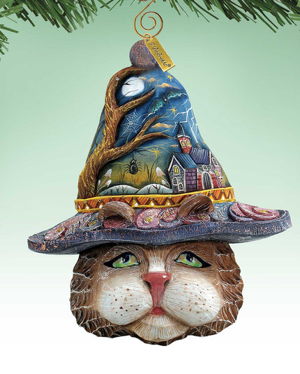 Halloween Cat Sculpted Ornament by G. DeBrekht - 621146