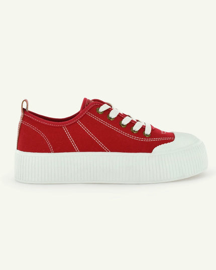 COURT ROYALE: VULCANIZED COURT SHOE - RED