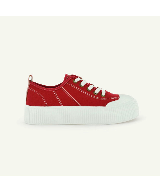 COURT ROYALE: VULCANIZED COURT SHOE - RED