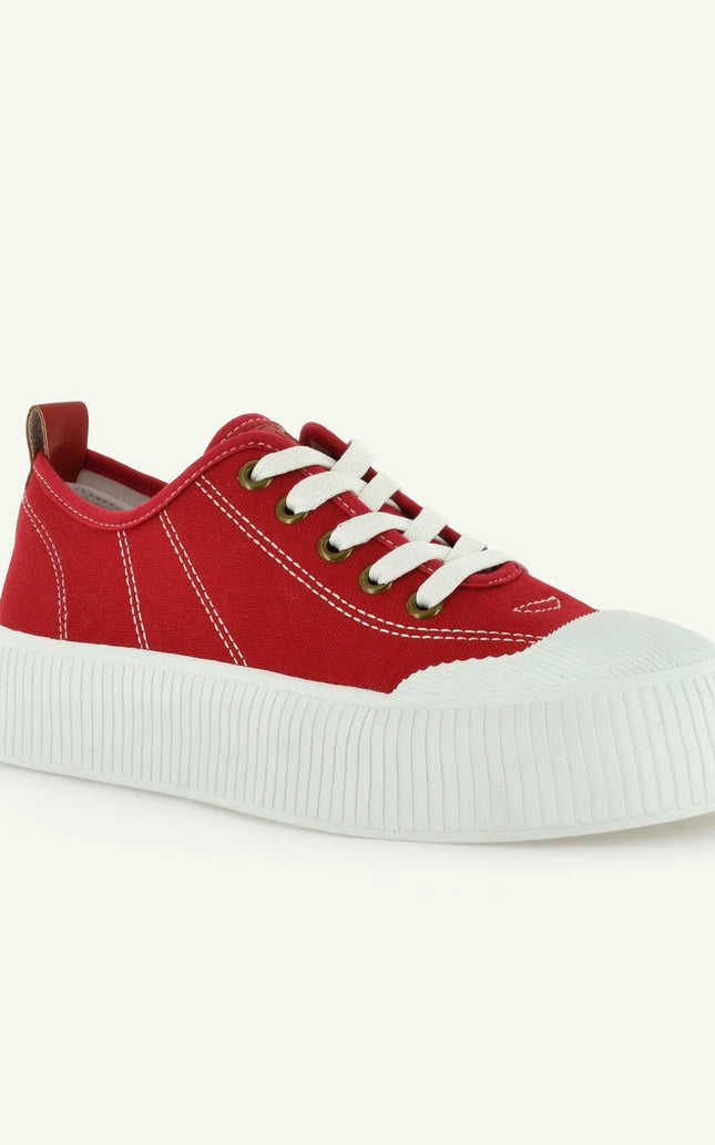 COURT ROYALE: VULCANIZED COURT SHOE - RED