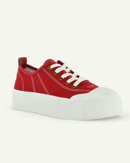 COURT ROYALE: VULCANIZED COURT SHOE - RED