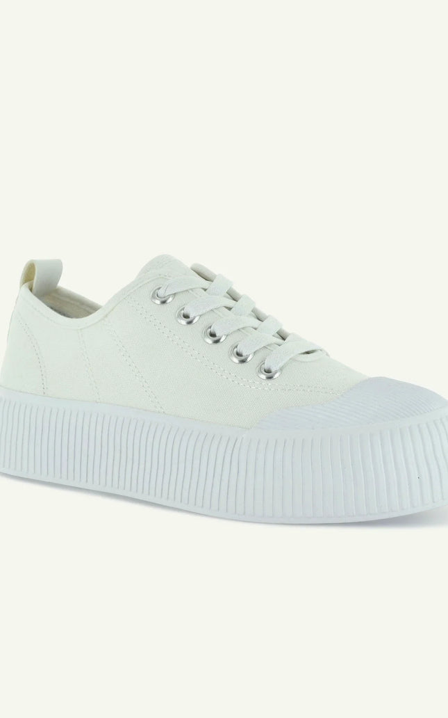 COURT ROYALE: VULCANIZED COURT SHOE - WHITE