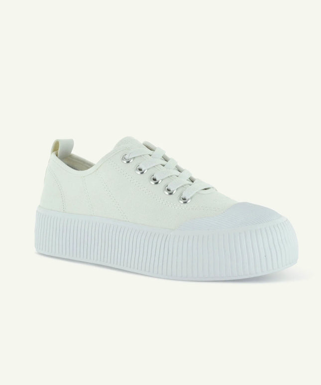 COURT ROYALE: VULCANIZED COURT SHOE - WHITE