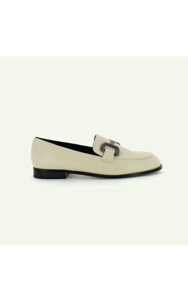 GEORGINA: CLASSIC LOAFER - ECRU