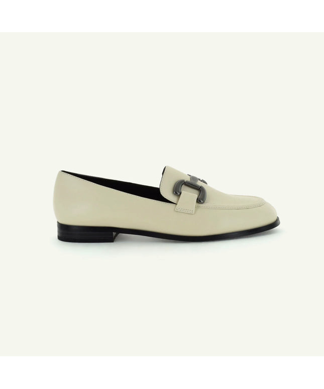GEORGINA: CLASSIC LOAFER - ECRU