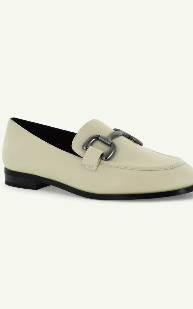 GEORGINA: CLASSIC LOAFER - ECRU