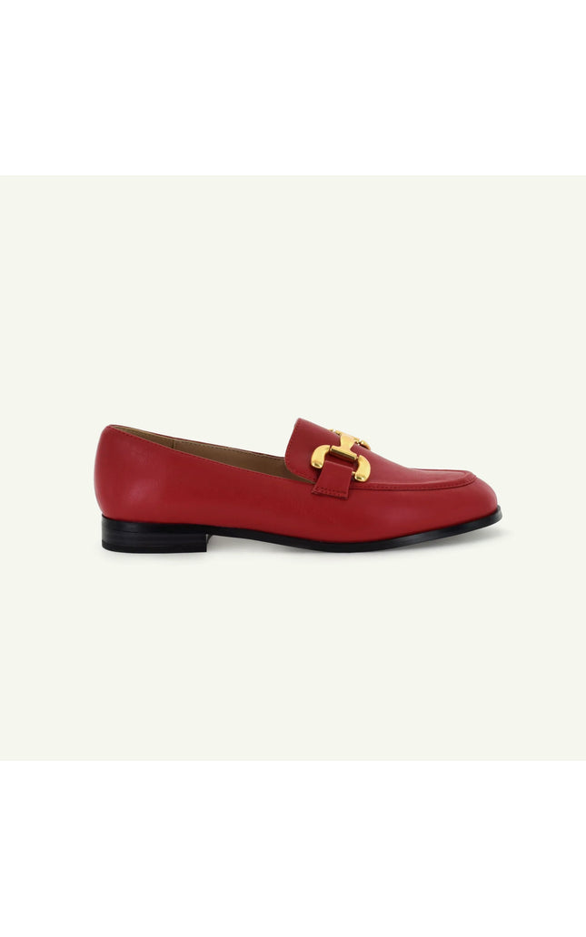 GEORGINA: CLASSIC LOAFER - CARDINAL