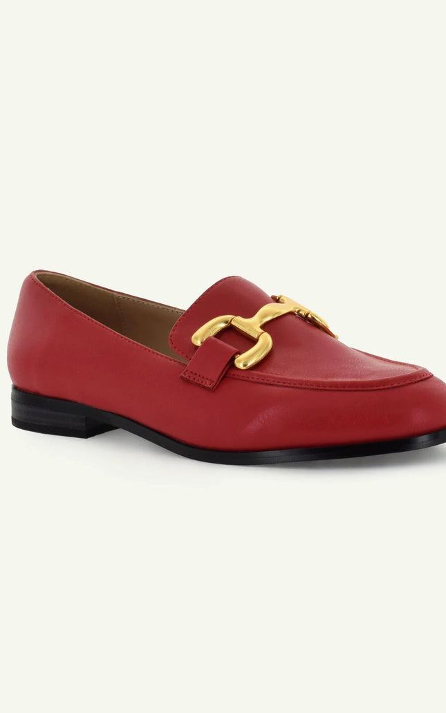 GEORGINA: CLASSIC LOAFER - CARDINAL