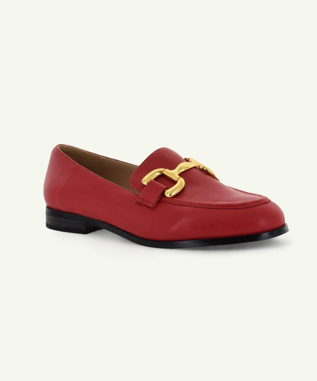 GEORGINA: CLASSIC LOAFER - CARDINAL