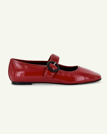 MARIANA: FLAT MARY JANE - RED