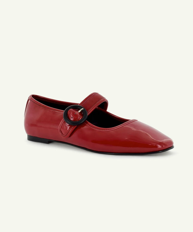 MARIANA: FLAT MARY JANE - RED