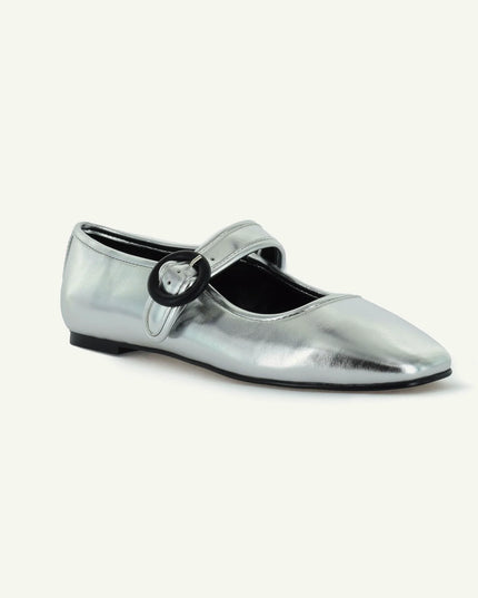 MARIANA: FLAT MARY JANE - SILVER