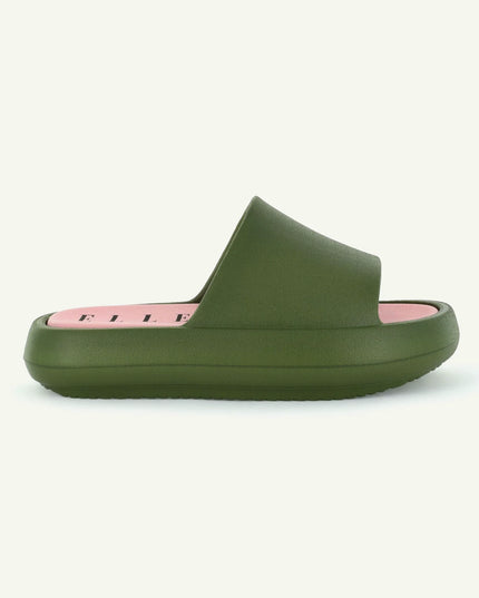 ST. TROPEZ: PLATFORM SLIDE - OLIVE