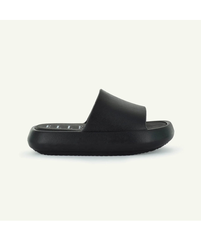 ST. TROPEZ: PLATFORM SLIDE WOMEN - BLACK
