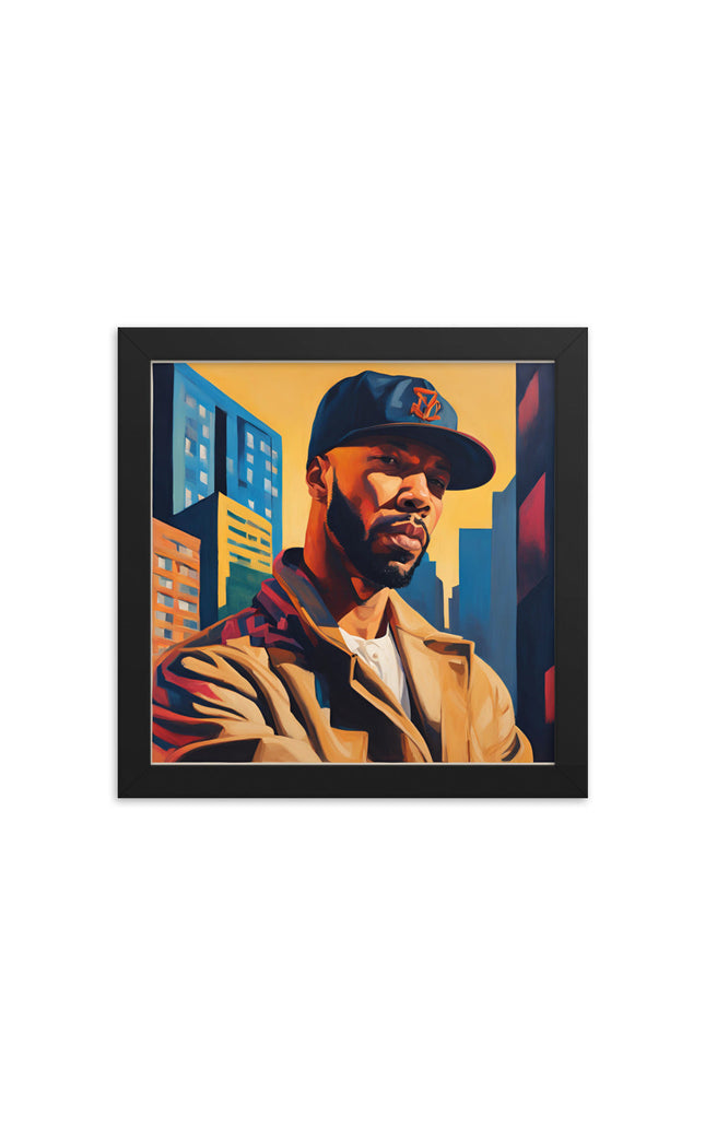 Common Portrait on Matte Paper Framed Poster